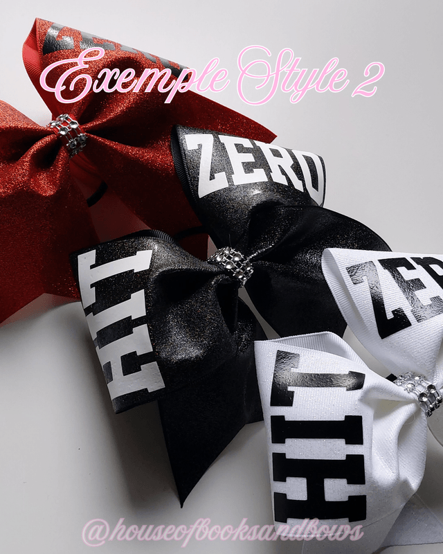 Cheer bows personnalisé