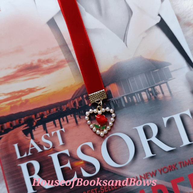 Romance reader bookmark