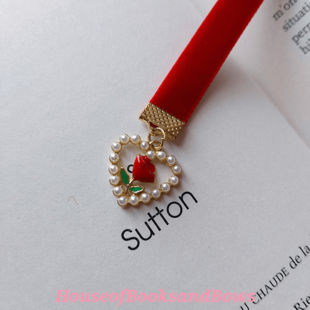 Romance reader bookmark