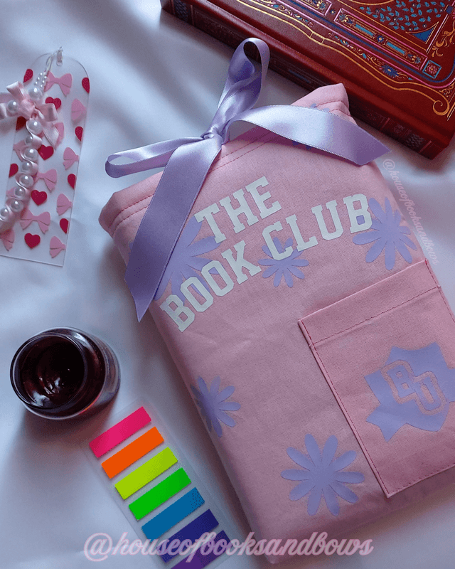 BU The book club book sleeve Rose