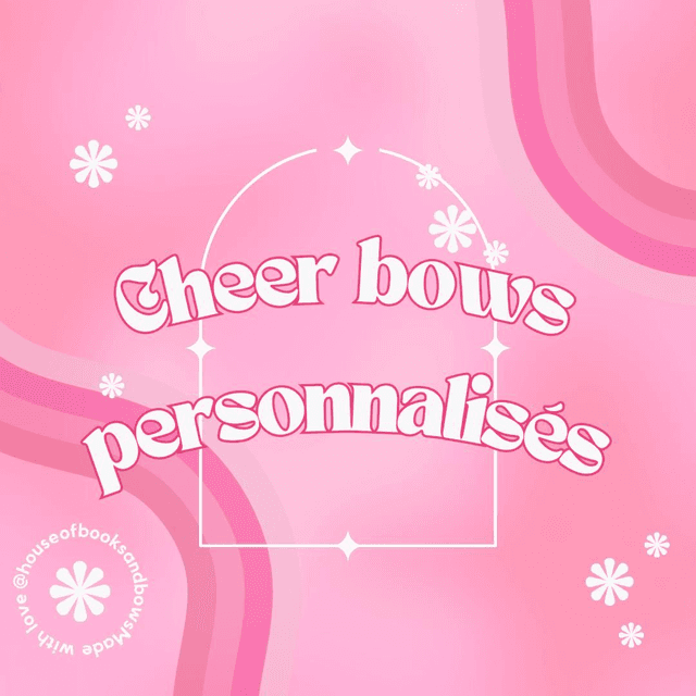 Cheer bows personnalisé